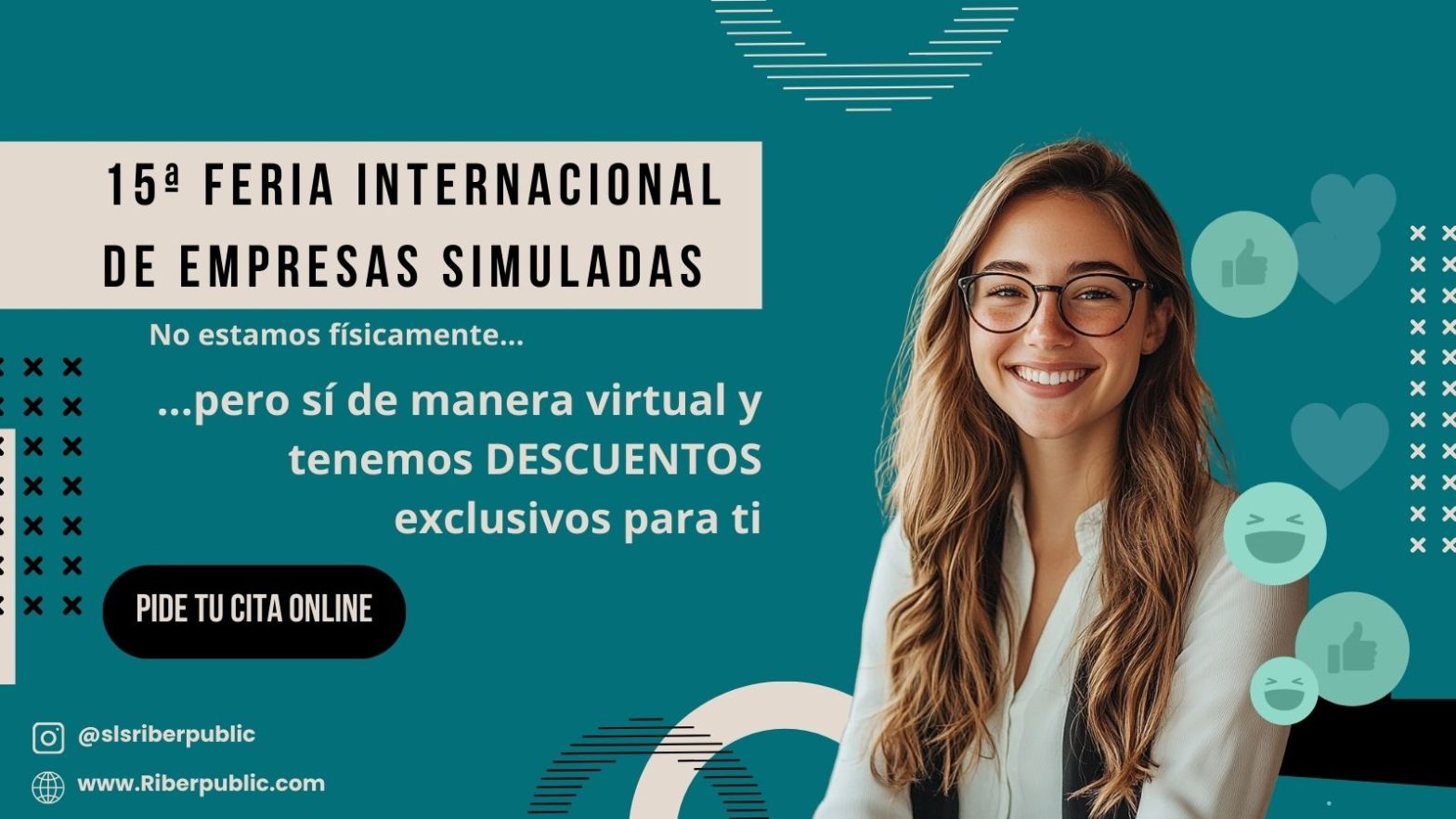 ¡Feria Internacional de empresas simuladas! 30% de&nbsp;descuento🎉